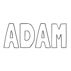ADAM Coloring Page
