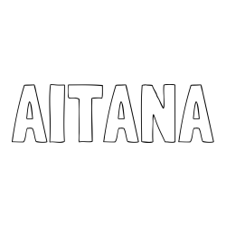 Online Created Coloring Page - AITANA Coloring Page