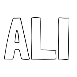 Online Created Coloring Page - ALI Coloring Page