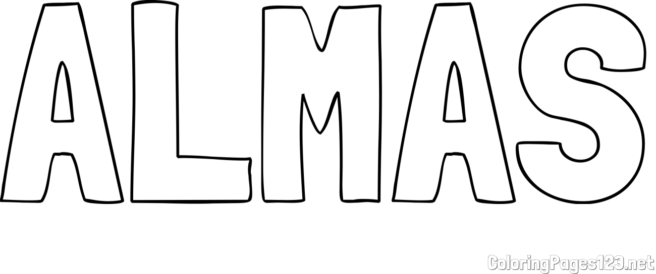 ALMAS Coloring Page