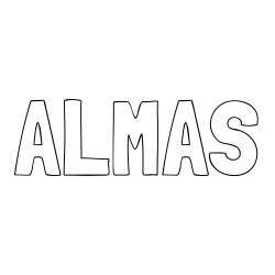 Online Created Coloring Page - ALMAS Coloring Page