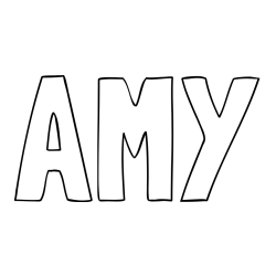 Online Created Coloring Page - AMY Coloring Page