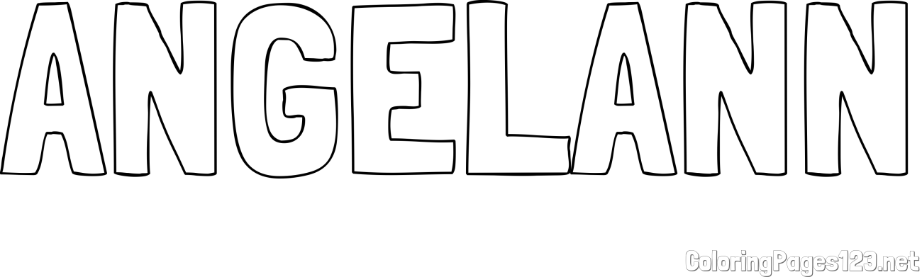 ANGELANN Coloring Page