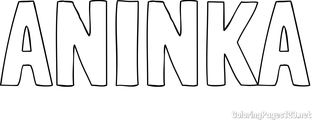 ANINKA Coloring Page