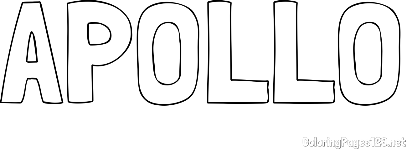 APOLLO Coloring Page