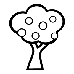 Apple Tree Coloring Page