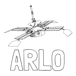 Online Created Coloring Page - ARLO Coloring Page and NASA Space Probe Coloring Page