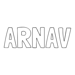 Online Created Coloring Page - ARNAV Coloring Page