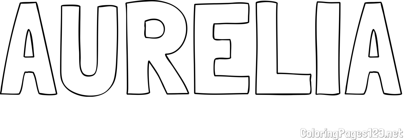 AURELIA Coloring Page