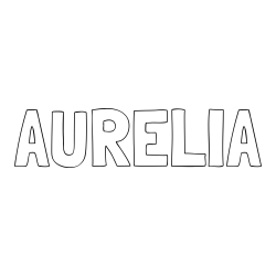 Online Created Coloring Page - AURELIA Coloring Page