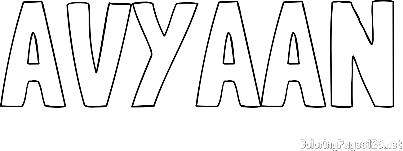 AVYAAN Coloring Page