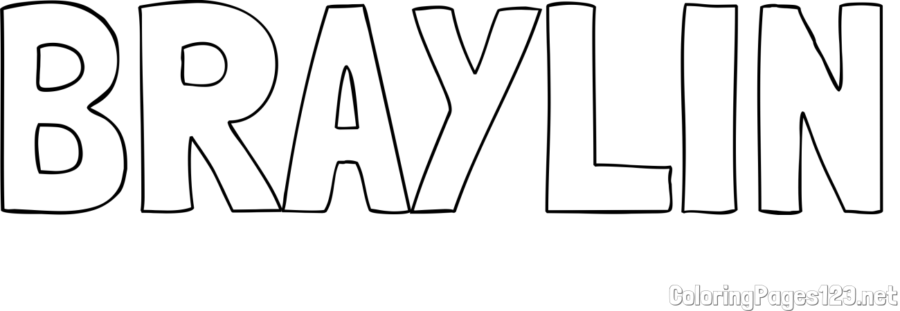BRAYLIN Coloring Page
