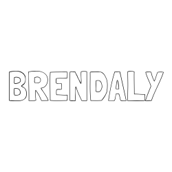 Online Created Coloring Page - BRENDALY Coloring Page