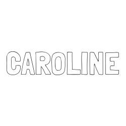 Online Created Coloring Page - CAROLINE Coloring Page