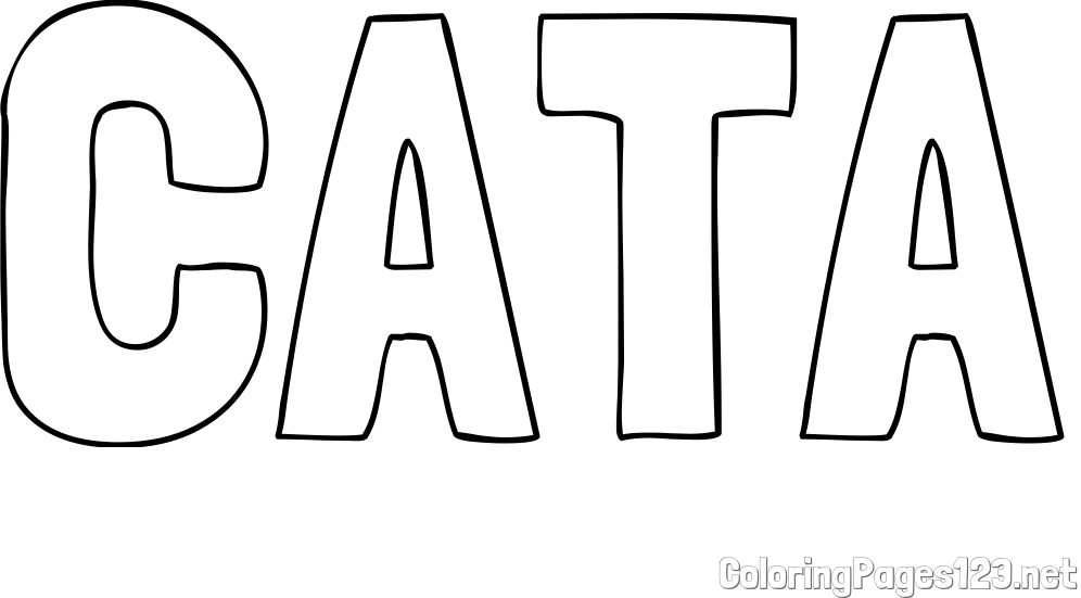 CATA Coloring Page
