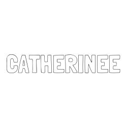 Online Created Coloring Page - CATHERINEE Coloring Page