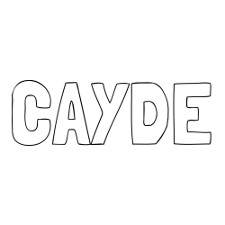 Online Created Coloring Page - CAYDE Coloring Page
