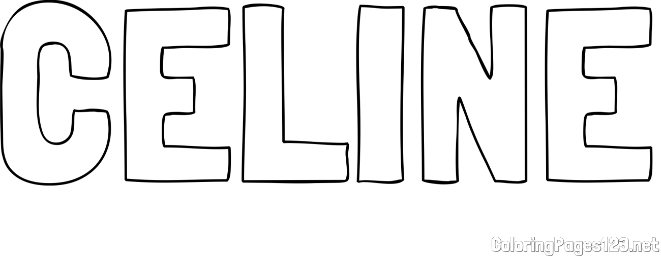 CELINE Coloring Page