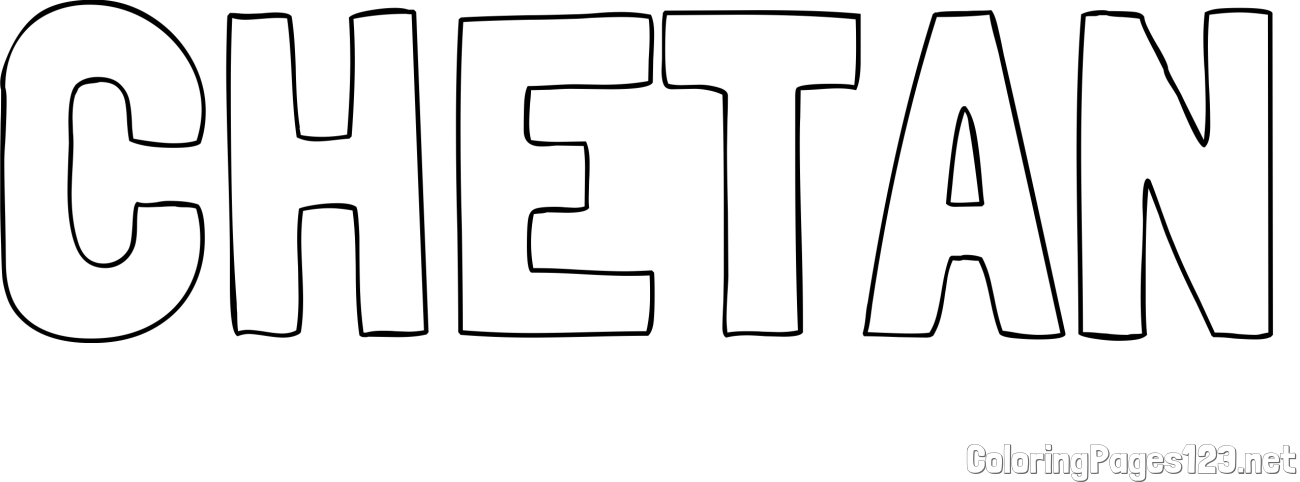 CHETAN Coloring Page