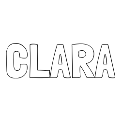 CLARA Coloring Page