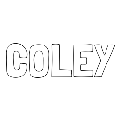 Online Created Coloring Page - COLEY Coloring Page