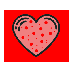 COLORED COLORING - Free Printable Coloring Page of a Heart