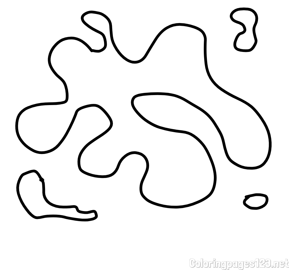 Coloring Page of a Stain 😁