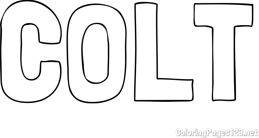 COLT Coloring Page