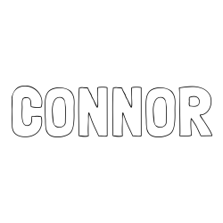 CONNOR Coloring Page