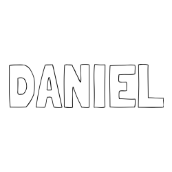 DANIEL Coloring Page