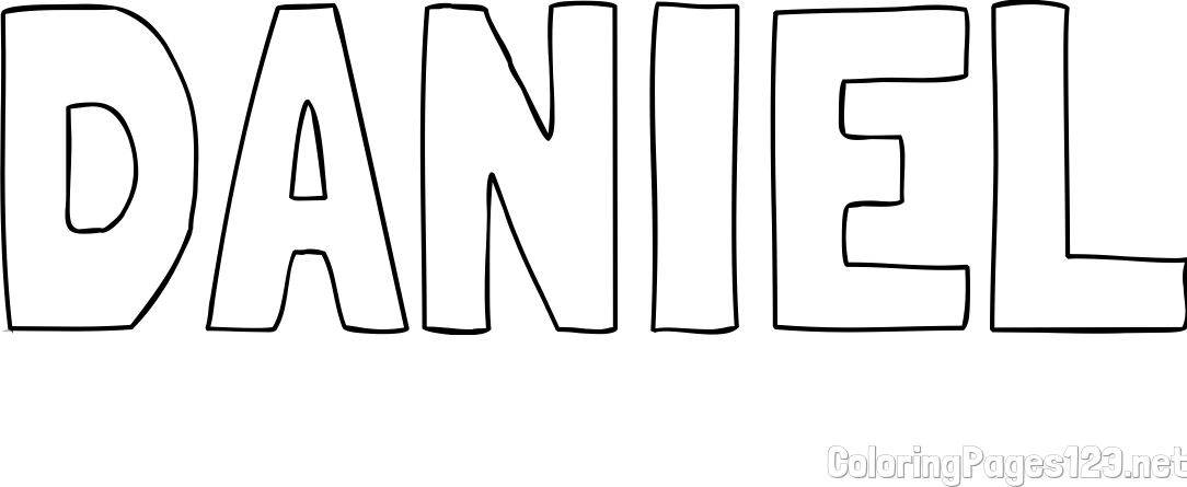 DANIEL Coloring Page
