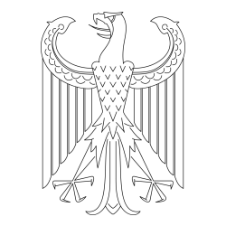 Decorative Eagle Coloring Page