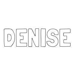 Online Created Coloring Page - DENISE Coloring Page