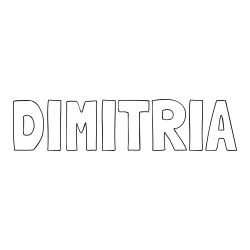 Online Created Coloring Page - DIMITRIA Coloring Page