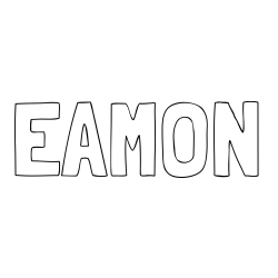 Online Created Coloring Page - EAMON Coloring Page