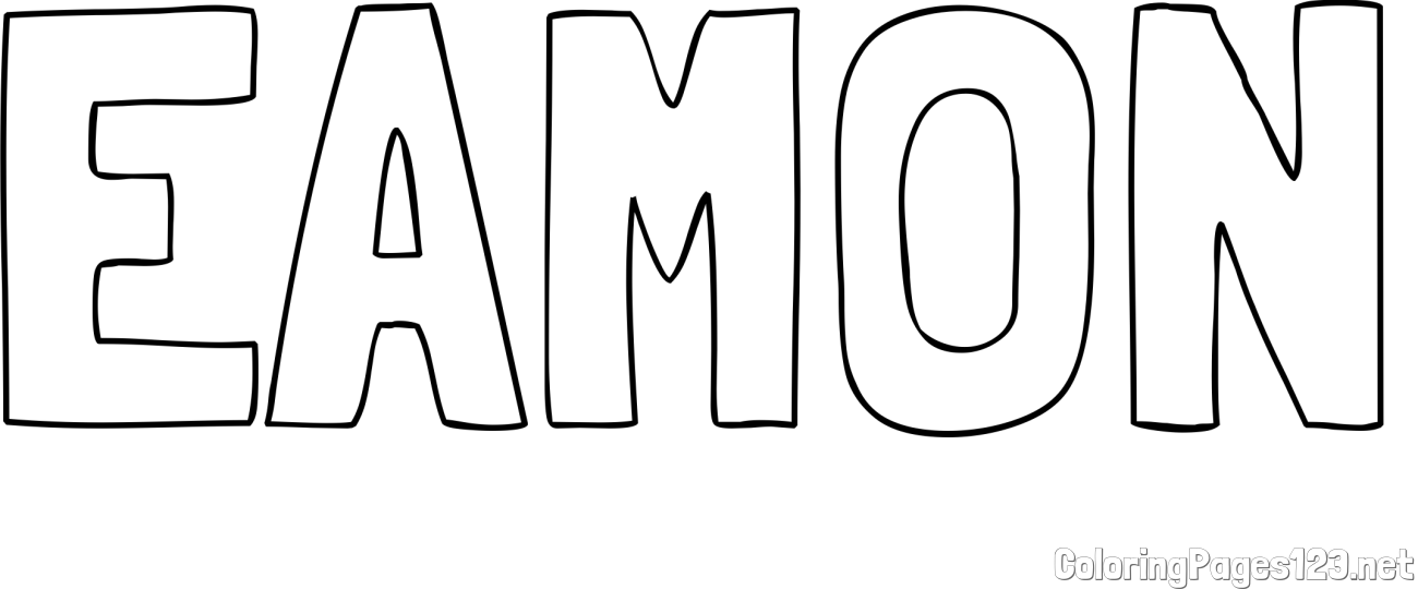 EAMON Coloring Page