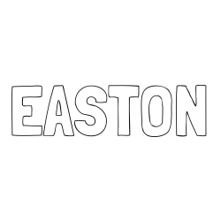 EASTON Coloring Page