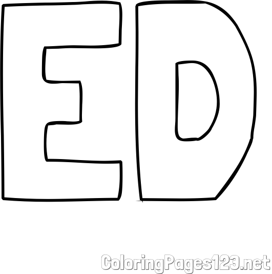 ED Coloring Page