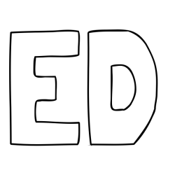 Online Created Coloring Page - ED Coloring Page