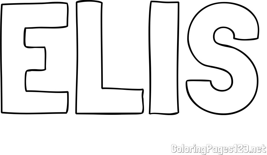 ELIS Coloring Page