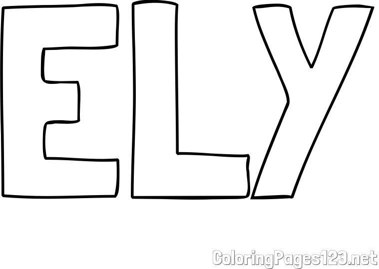 ELY Coloring Page