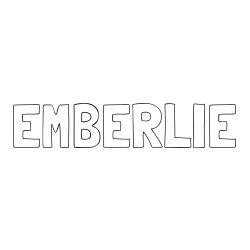 Online Created Coloring Page - EMBERLIE Coloring Page
