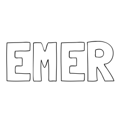 Online Created Coloring Page - EMER Coloring Page