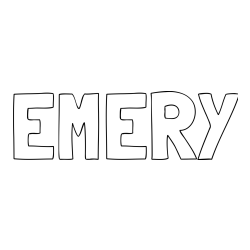 EMERY Coloring Page