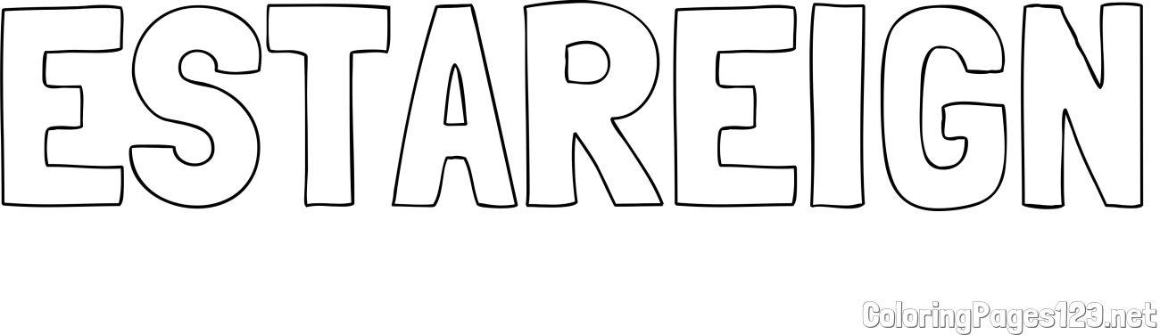 ESTAREIGN Coloring Page