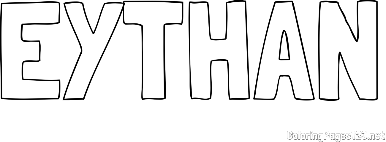 EYTHAN Coloring Page