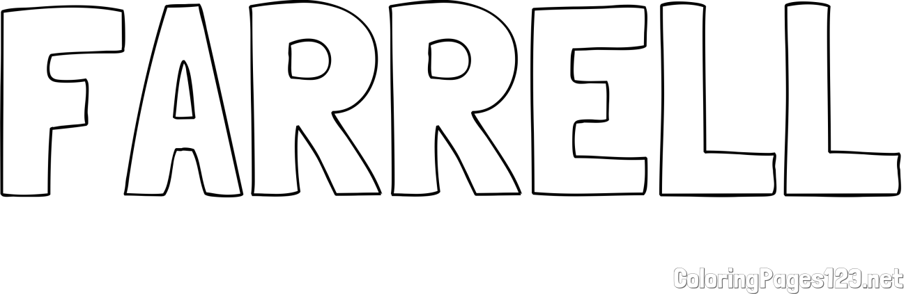 FARRELL Coloring Page