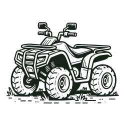 Four-Wheeler Coloring Page