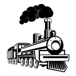 Freight Locomotive Coloring Page