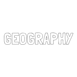 Online Created Coloring Page - GEOGRAPHY Coloring Page